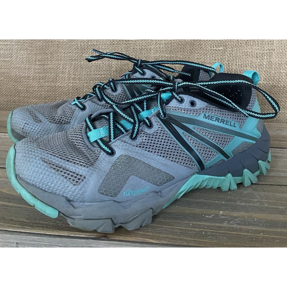 Teal Merrell Sneakers Athletic Womens Size 8.5 - Picture 2 of 6